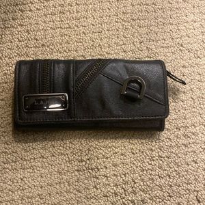 Lamb black wallet